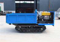 Caminhão azul de Ton Mini Rubber Track Transporter Dumper da cor 2 da operação simples